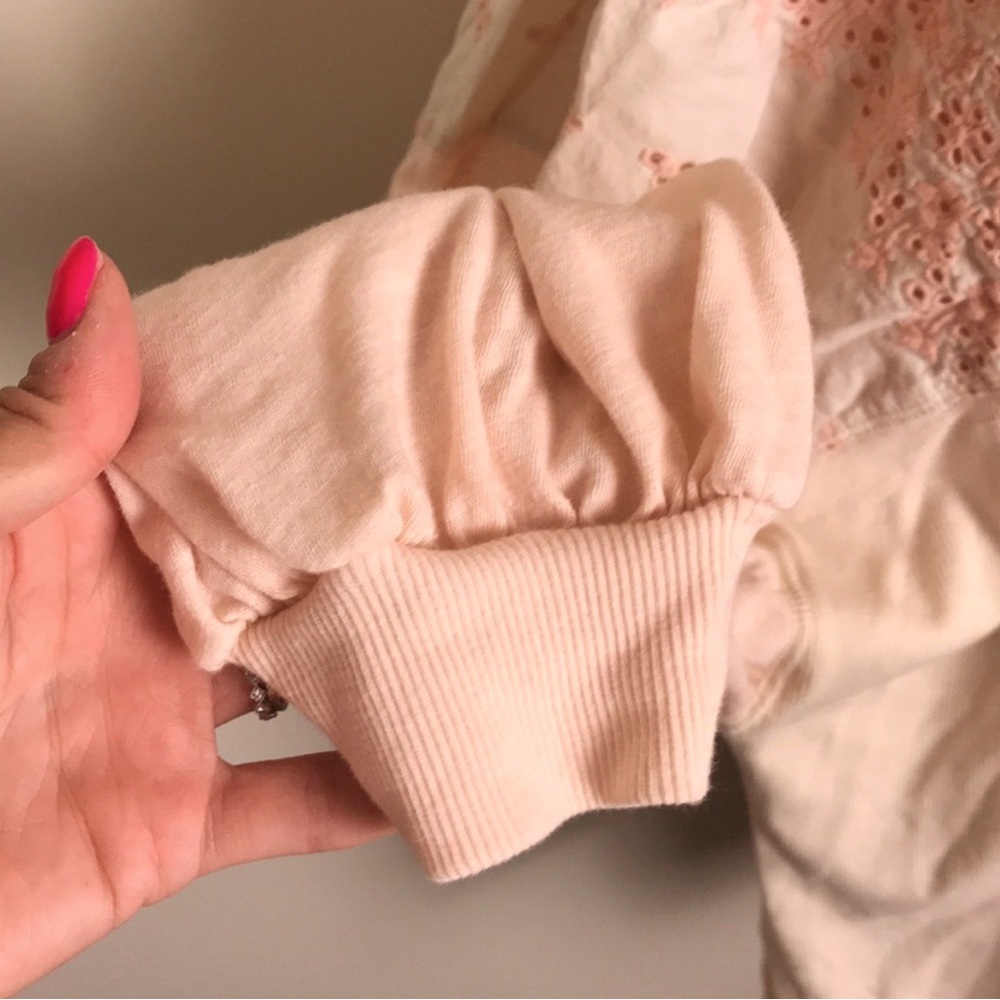 We The Free People Feelin It Paisley Eyelet Top - Picture 5 of 10